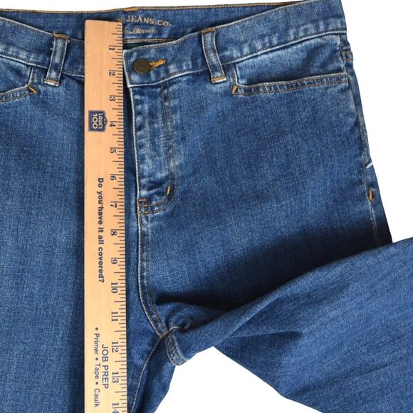 Lauren Ralph Lauren Jeans Co. Vintage Blue Denim Jeans 10 Classic Fit Cropped - Picture 5 of 8
